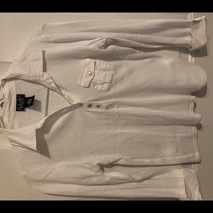 Cropped White Lightweight Top